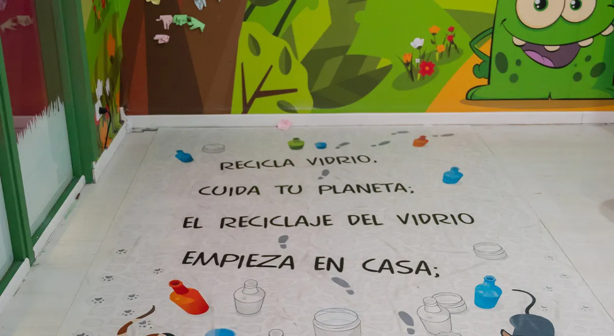 Cartel actividad ecovidrio