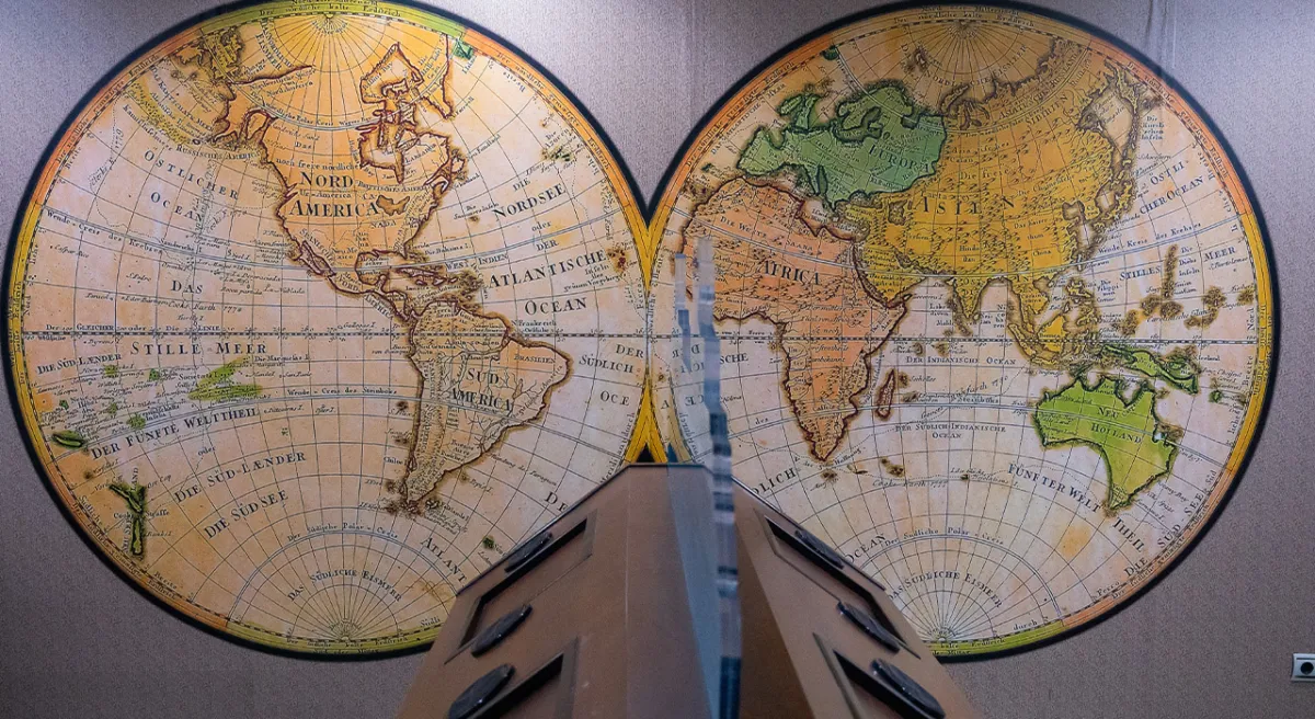 mapa terraqueo