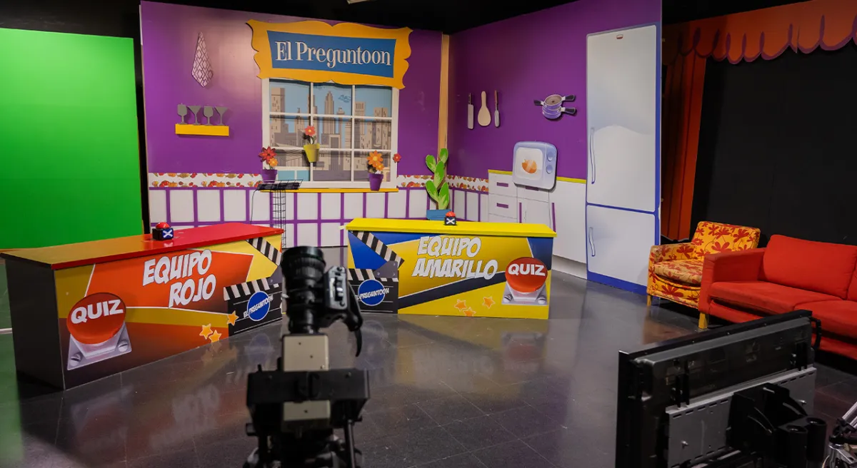 Zona actividad plató rodaje