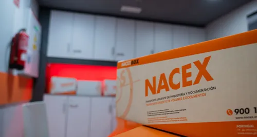 Paquete Nacex actividad reparto