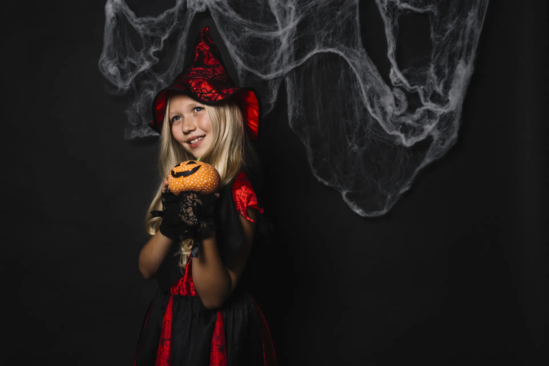 Nina disfraz bruja halloween
